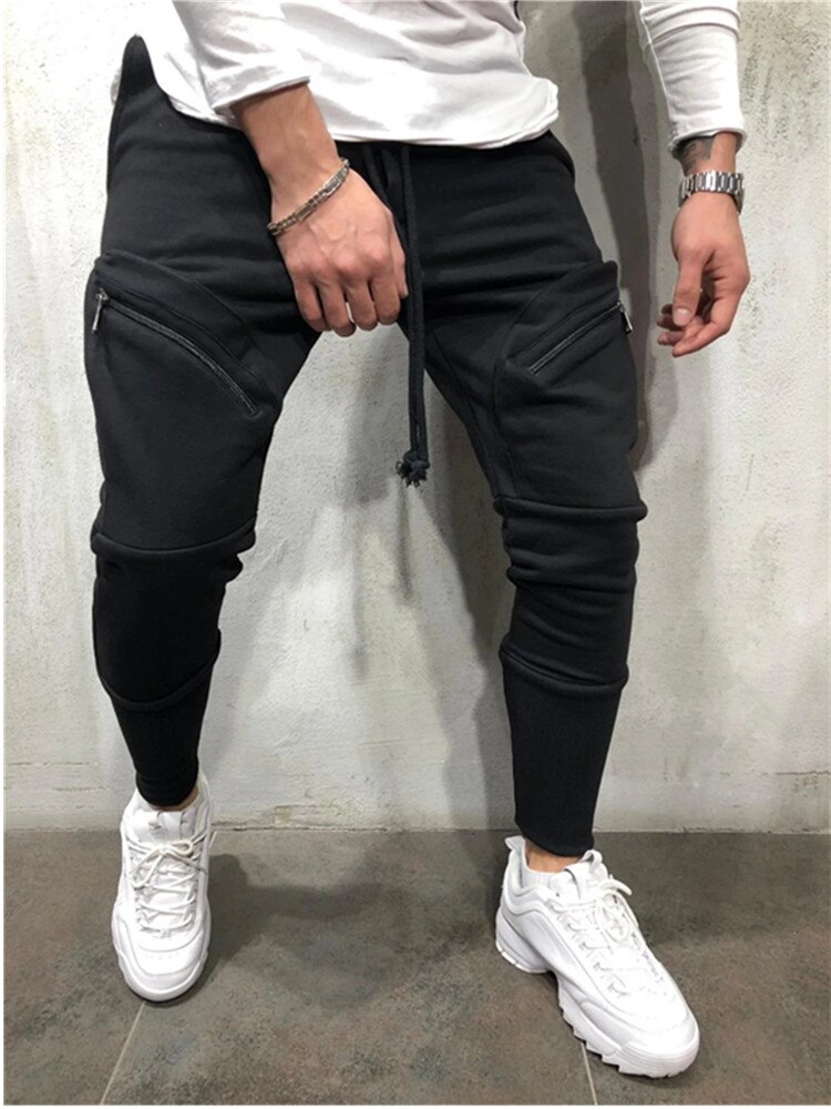 Casual Pants – Comfortable Mid Waist Straight-Leg Trousers for Men