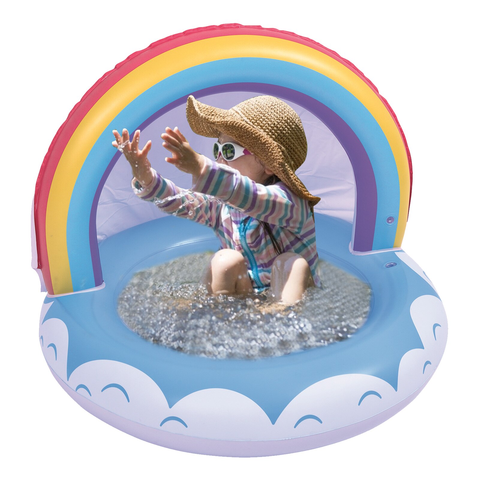 Baby Opblaasbare Ronde Zwembad Pvc Veilig Zomer Op... – Grandado