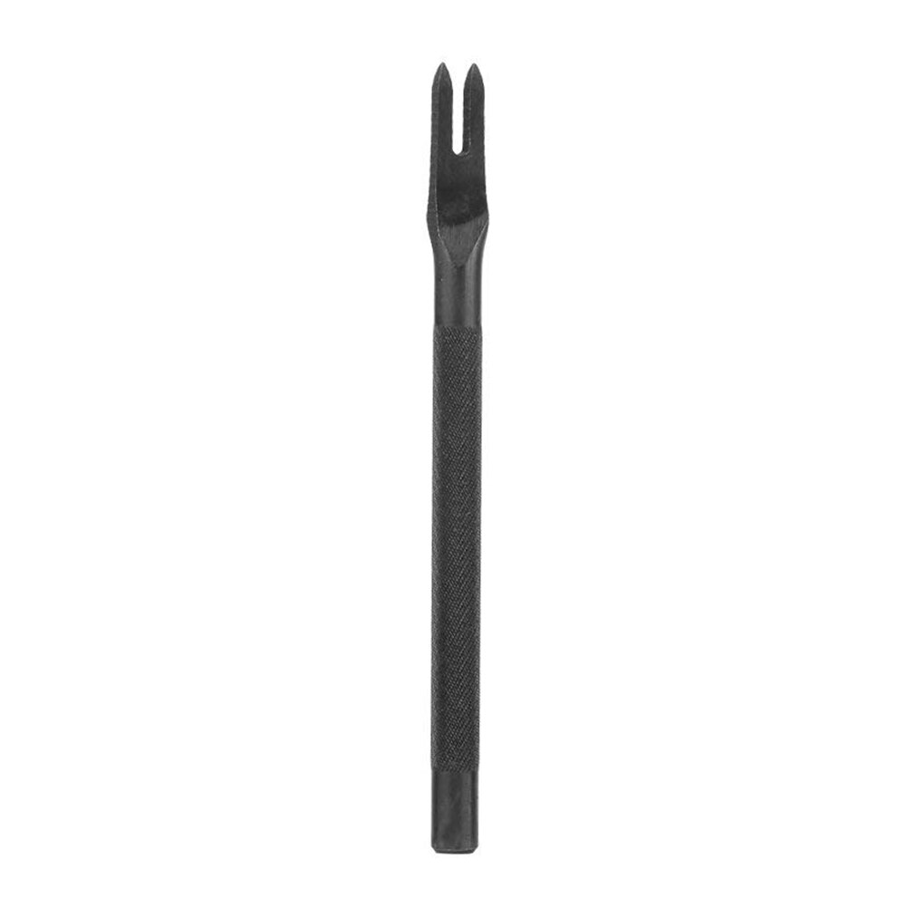 1Pc Leather Stitching Punch Chisel Craft DIY Handmade Sewing Tool HG99: Two tooth black