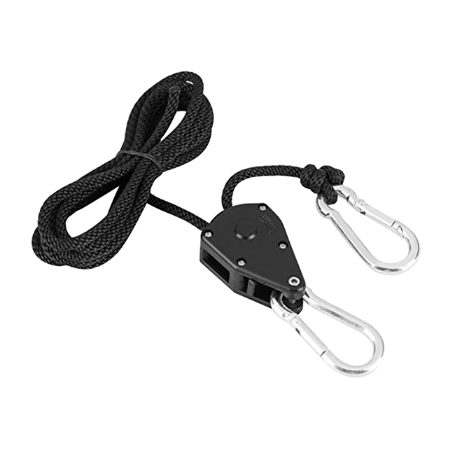 Grow light Adjustable 1/8inch Lanyard Hanging For Tent Fan Grow Plant Lamp Pulley Rope Pulley Lifting Pulley Hook: green