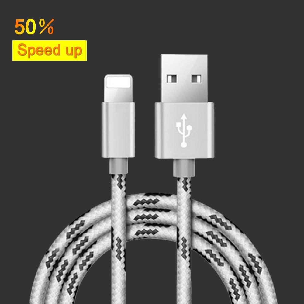 Linha de Carga Cabo de Dados USB para o IPhone Da Apple X 7 6 8 5S 6 S XS Mais MAX XR para mini IPad 8 Pin Rápido Carregamento De Sincronização Cabos de Fio 1 M