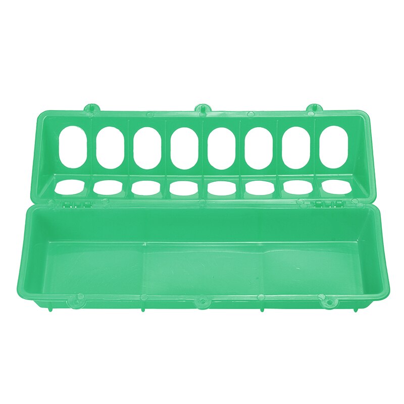 Foderautomat til kyllingetrug i plast til kyllingefjerkræfoderbakke til dueavl 30cm/50cm