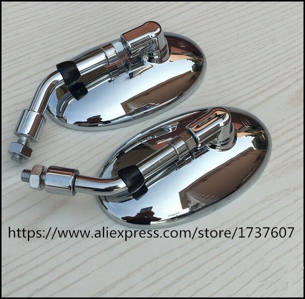 1 paire GN café rétroviseurs moto/rétroviseur potence moto électrique/rétroviseurs latéraux moto Vintage 10mm filetage
