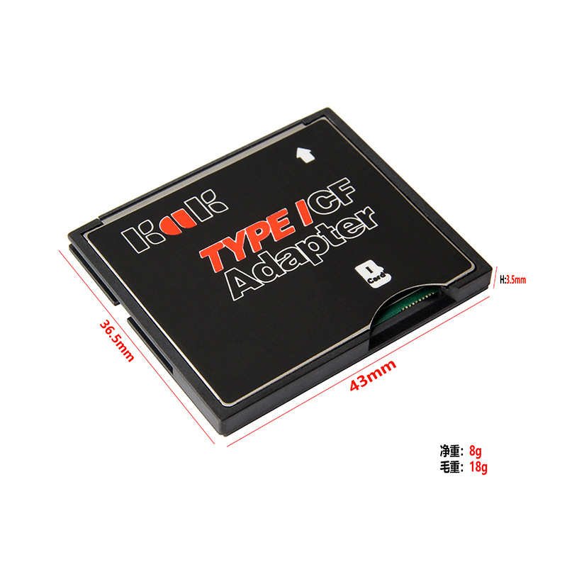Mjtek micro sd tf til cf kort adapter microsd micro sdhc til compact flash type i hukommelseskortlæser konverter