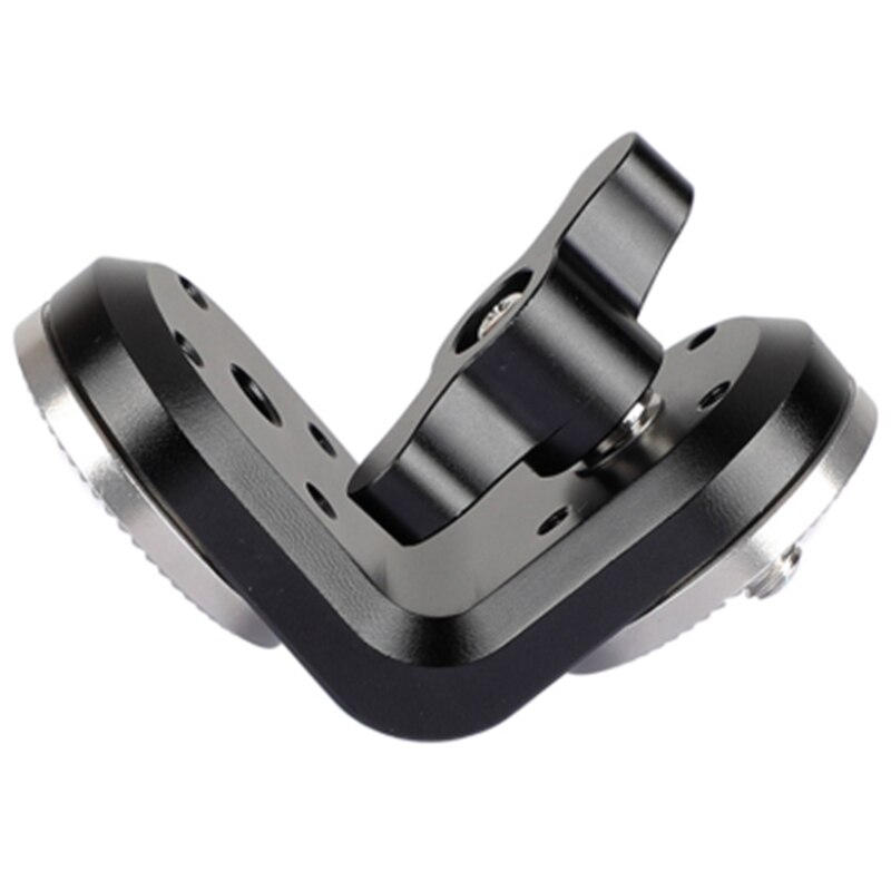 Dual for Arri Rosettes Extension Mount Vertical Type with Central M6 Thread (Black Knob) C2131