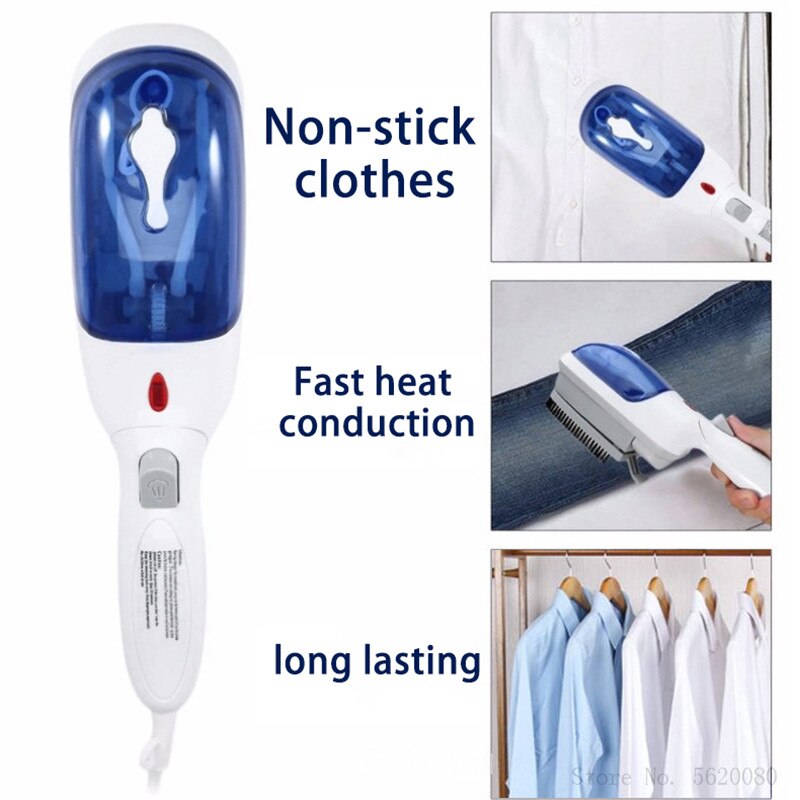 800W przenośne żelazko parowe silnik parownica robić ubrań maszyna płaski gorący ręczny parowiec streamwr na ubrania szczotka 220V 110V
