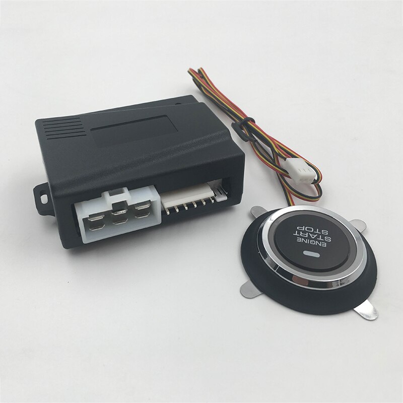 12V Car Alarm Car Engine Push Start Button RFID Lock Ignition Starter Keyless Entry Start Stop Anti-theft System NQ-ST9001