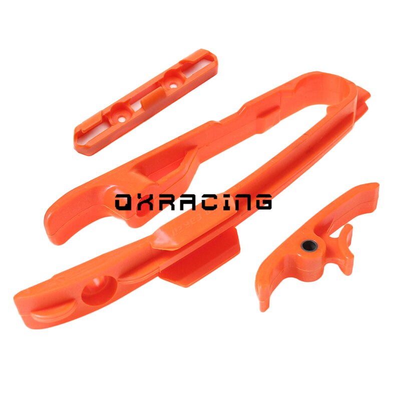 Motorcykel plast kedja glider svingarm guide för sx sxf 125 150 200 250 350 450 525 smutscykel
