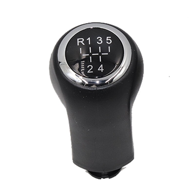 Chrome & Leather Car Shift Gear Knob Lever Gaitor Boot Cover For OPEL VAUXHALL ASTRA III H 1.6 2004 2005-: R12345  knob