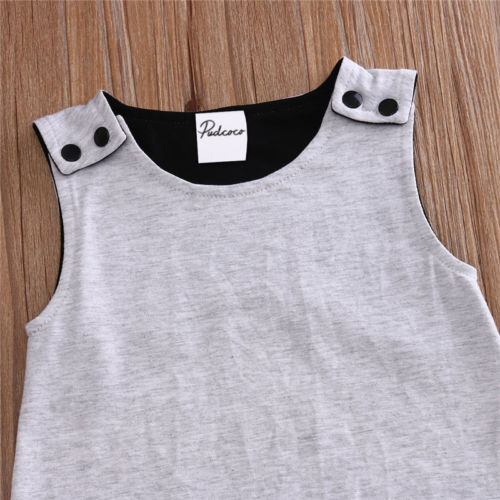 Cute Baby Kids Boy Girl Infant Romper Jumpsuit Cotton Clothes Outfit