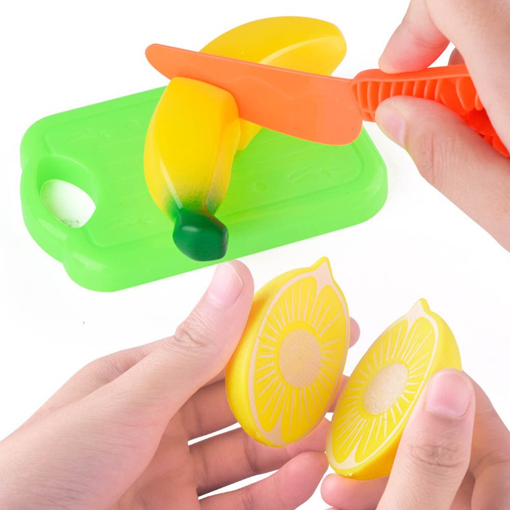 Kids Pretend Play Plastic Voedsel Speelgoed Snijden Fruit Groente Voedsel Pretend Play Kinderen Voedsel Speelgoed Snijden Set Speelgoed