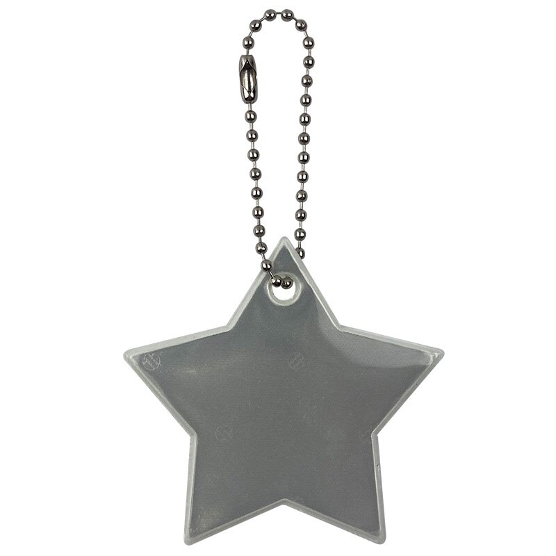 Luminous Glowing Pendant Reflective Keychain Glow In The Dark Star Ghost Backpack Ideal marker for tent zipper pulls and jackets: STAR