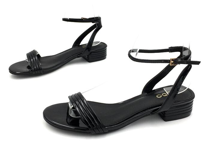 beroemde Romeinse gladiator sandalen vrouwen zomer retro slingback vierkante hak sandalias mujer gesp vrouwelijke sandale: Black / 7.5