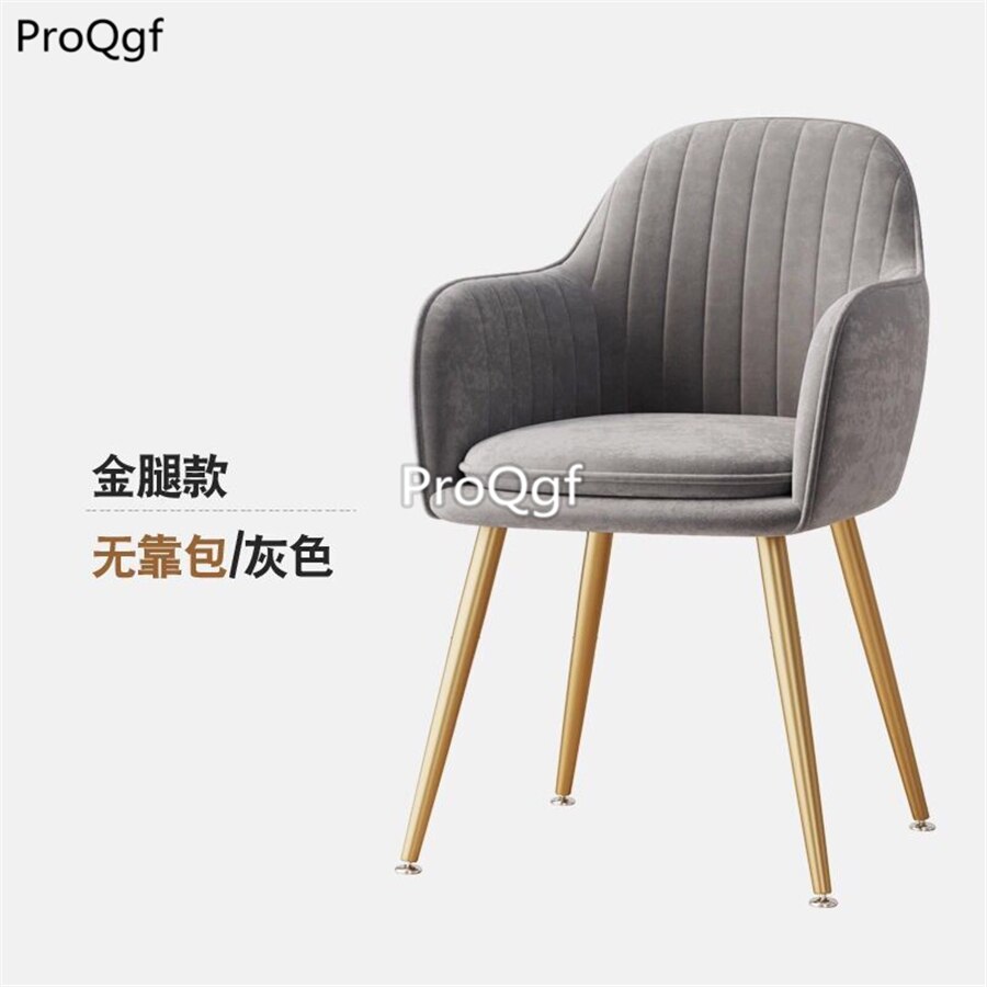 Prodgf 1 Set ins cute gold leg Dining Chair Grandado