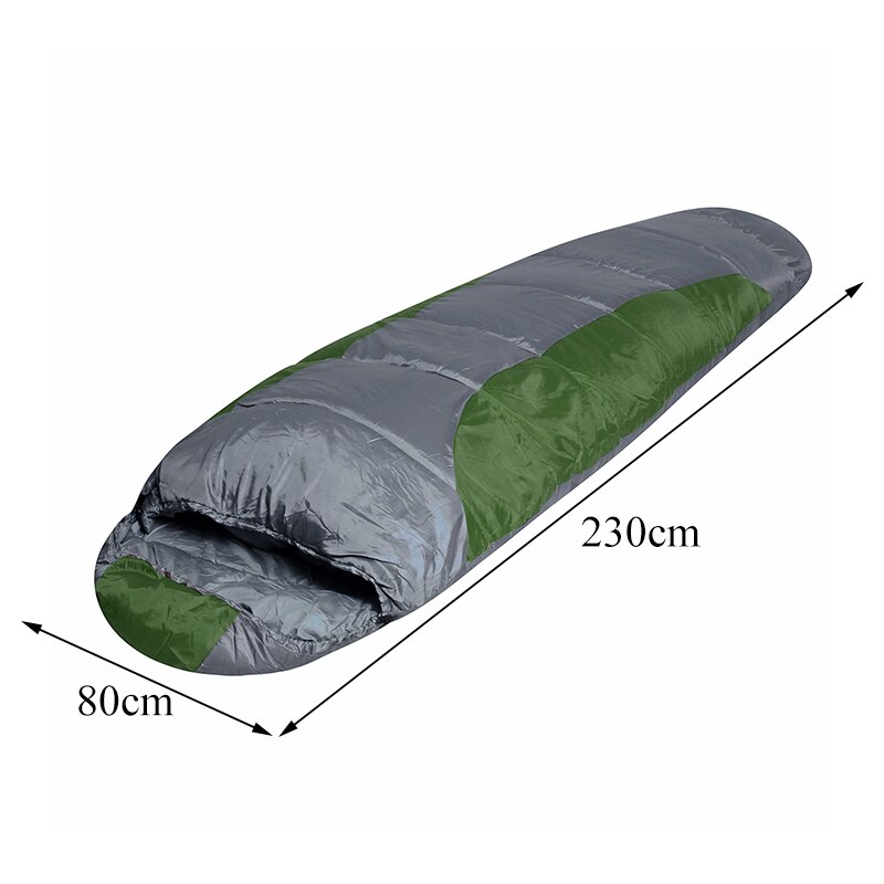 Vandtæt hængekøje sovepose udendørs camping rejse splejset enkelt person vinter varm kuvert sovepose med opbevaringspose