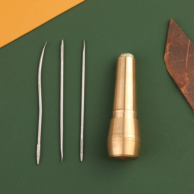 LMDZ Leather Sewing Awl Thread Kit Sewing Tool Stitcher Leather Tool Punch Hole Tools Stitcher Leather Hand Stitching Tool Sets