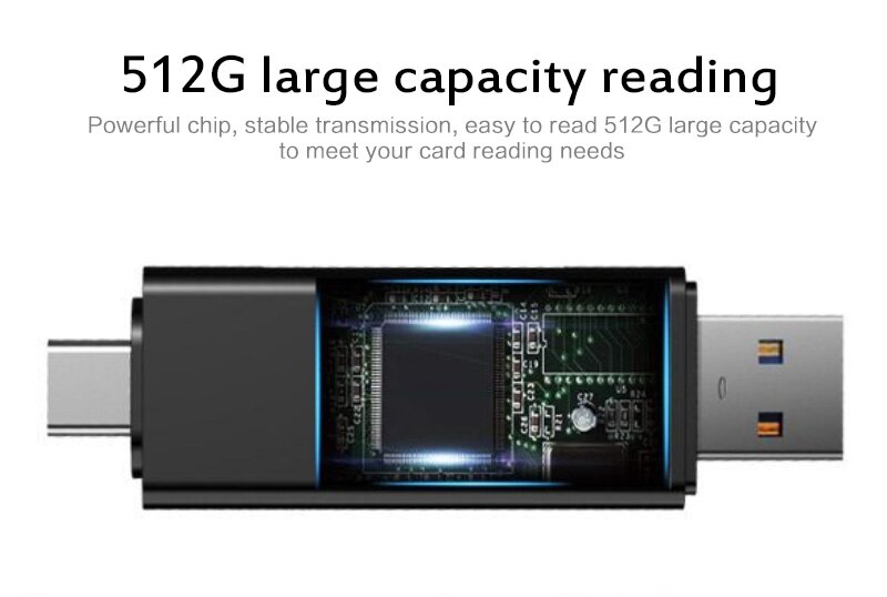 Kaartlezer USB3.0 Type C Naar Sd Micro Sd Tf Adapter Voor Mobiele Telefoon Computer Universal Multi-Functie Otg geheugenkaartlezer