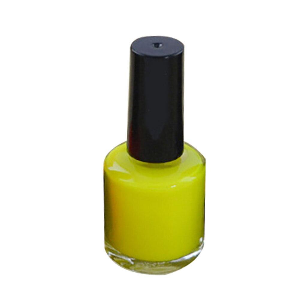 Boya flotante de pesca de 7 ml, reparación líquida fluorescente, indicador de pintura artesanal, aparejos, accesorios de herramientas de pesca: Amarillo