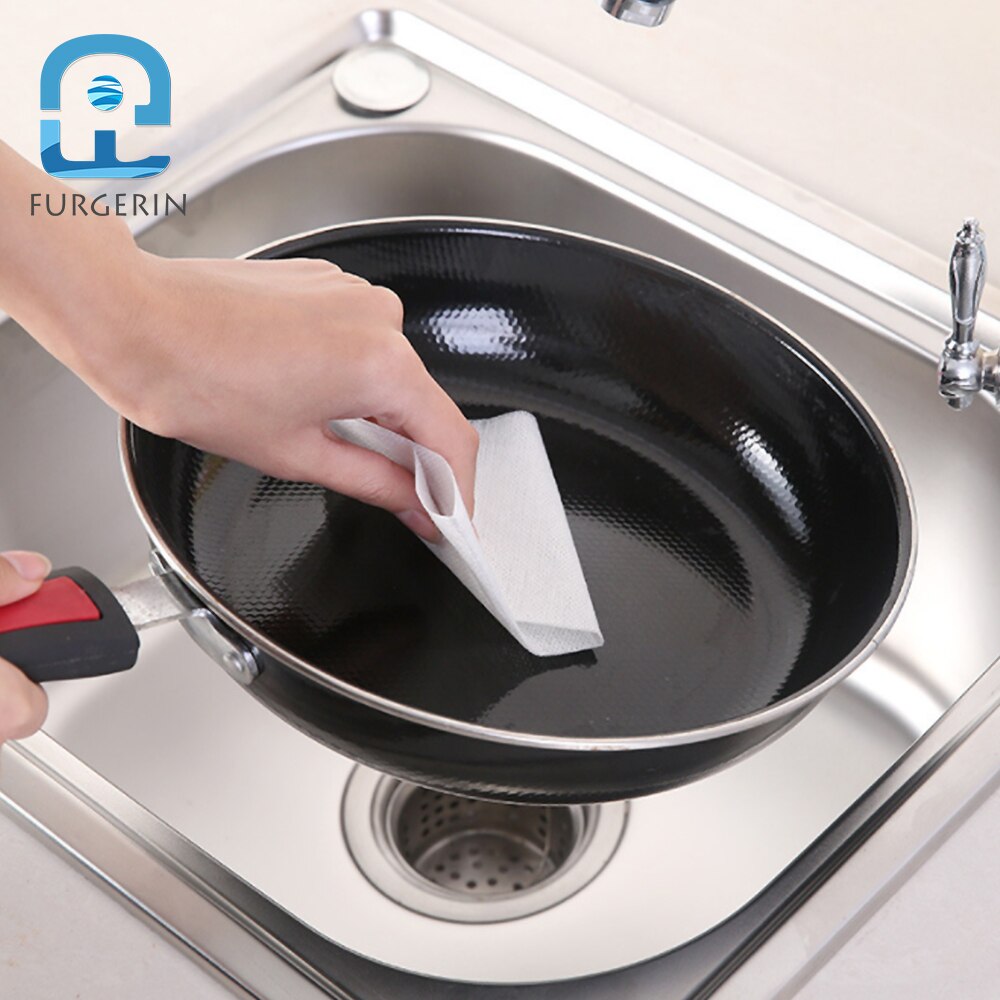 FURGERIN Kitchen Towel Disposable Dish Towels for Dishes kitchen clothes women Kitchen Cleaning Accessories dish cloth Non-woven