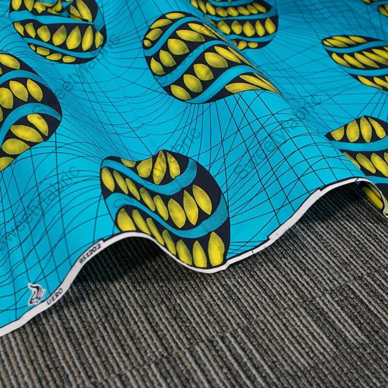 100% bawełna 2020 afrykańska woskowana tkanina wosk tkanina najtańsza hurtownia wysokiej jakości afrykańska tkanina Ankara afrykańska woskowana tkanina druk woskowy materiał