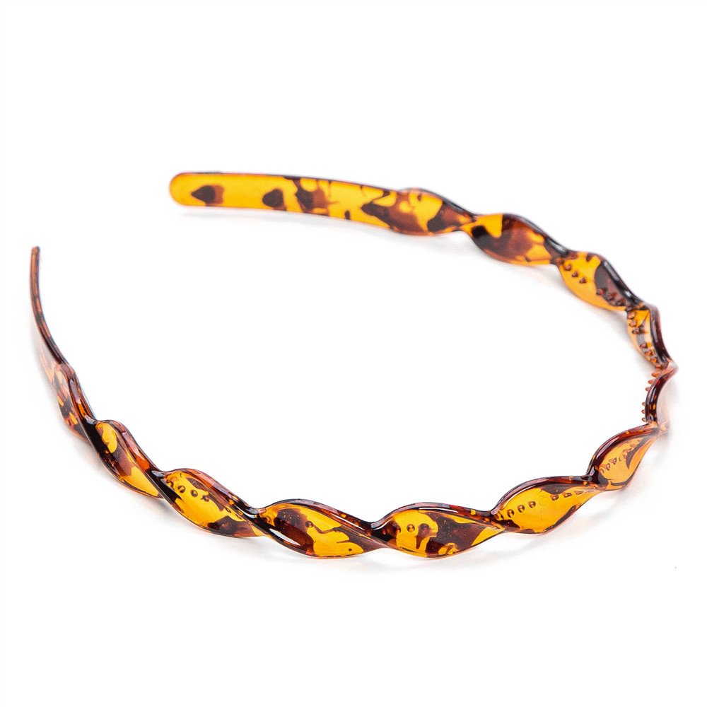 Elastic Waterproof Hairbands Toothed Hair Hoop for Adults Big Washing Face Wide Shatterproof Plastic Headband