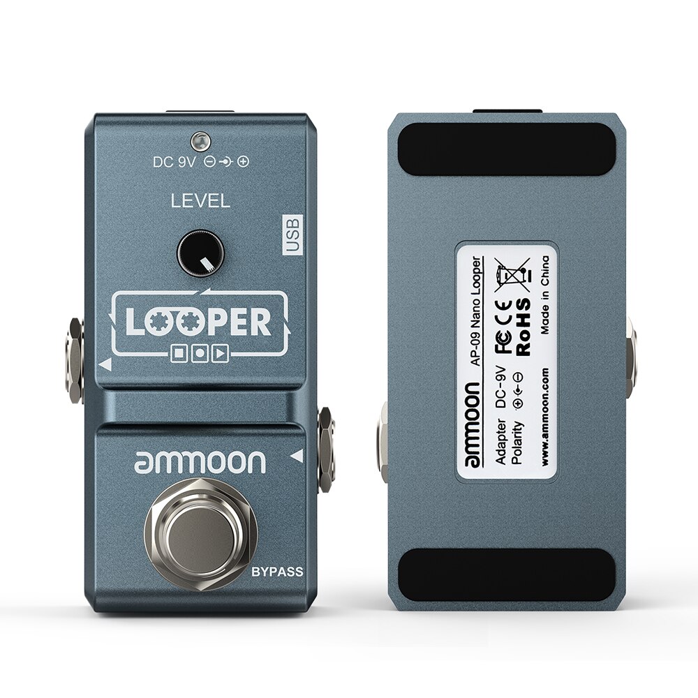 ammoon AP-09 Looper Guitar Pedal Nano Series Loop Electric Guitar Effect Pedal True Bypass Unlimited Overdubs guitar accessories