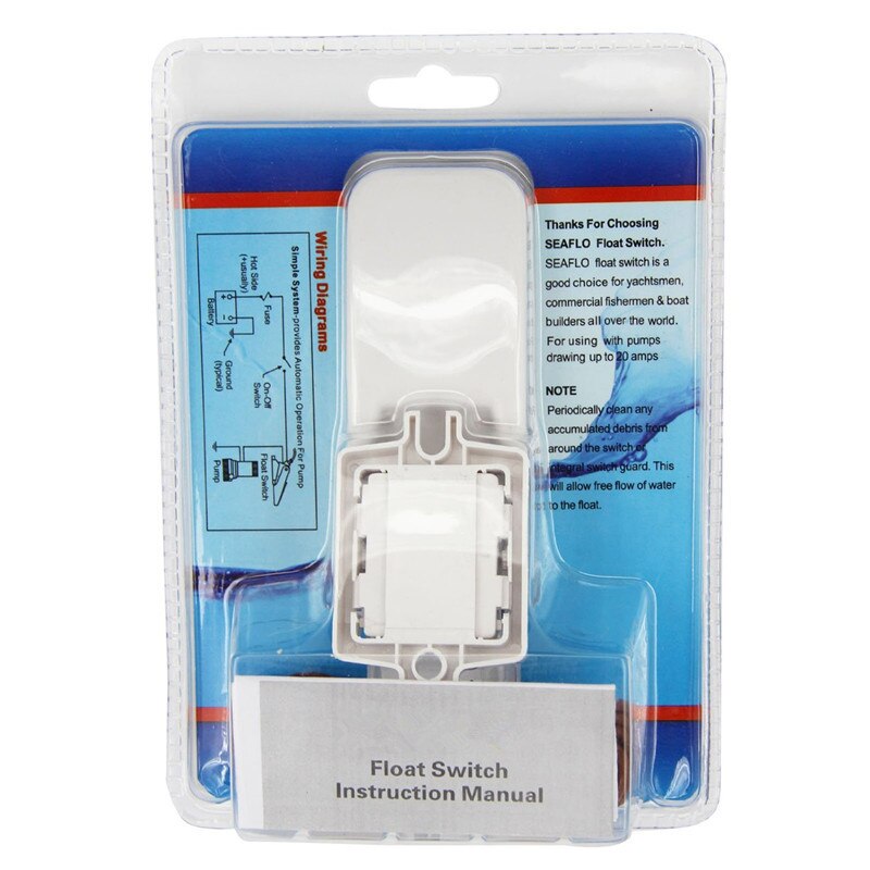 NewPortable Marine Water Level Float Switch Ignition Protection for Bilge Pump 12V-24V-32V Leakproof on Off Controller