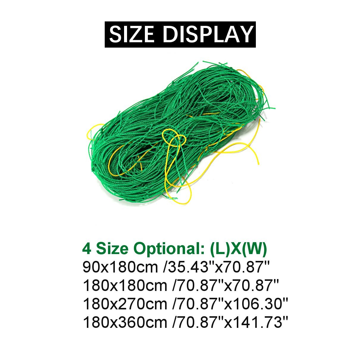 4 maten tuin groene nylon trellis net planten klimondersteuning kweekhek tuinnet decoratie plantenondersteuning verzorgingsgereedschap