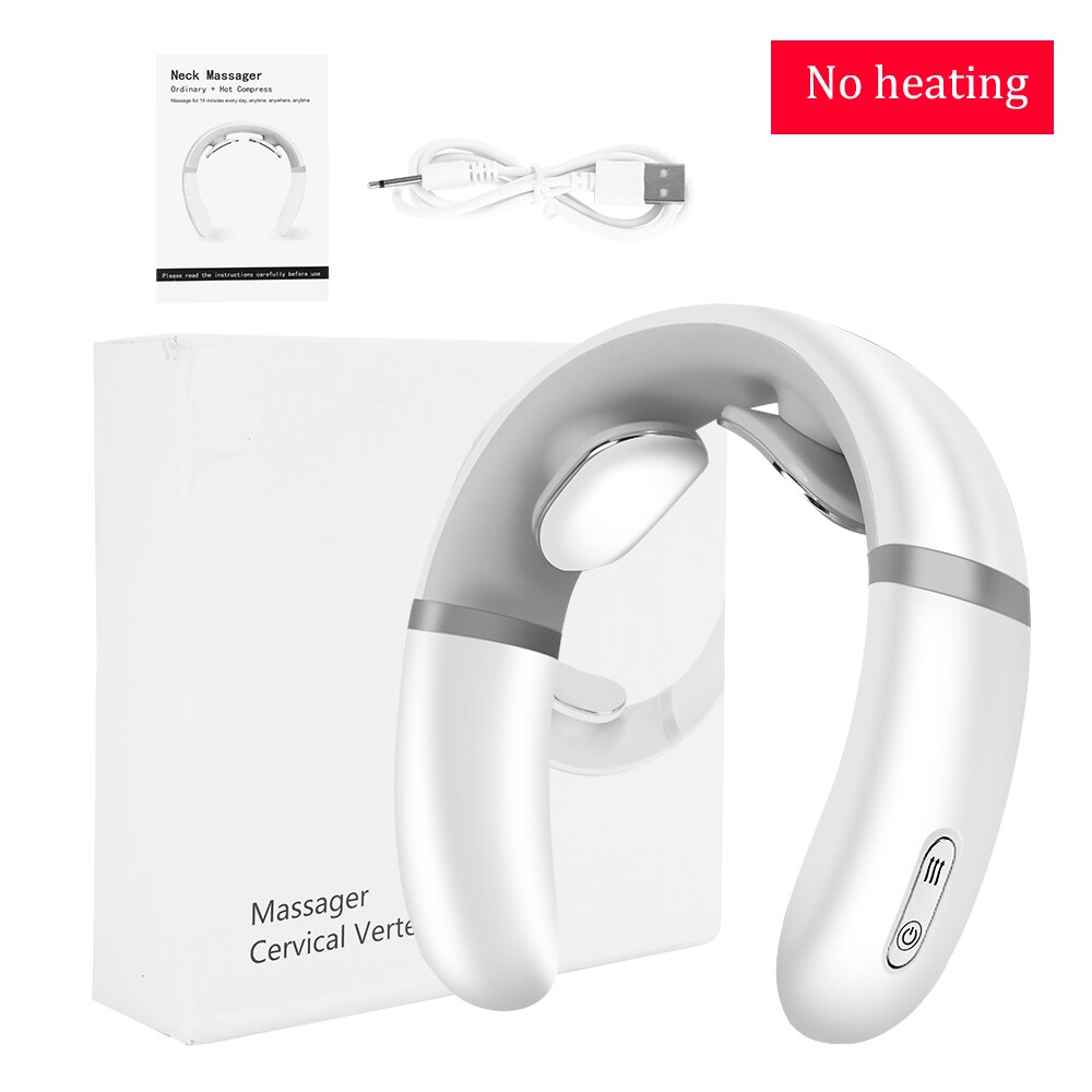 Elektrische 4D Clever Nacken Massagegerät 6 Kopf Puls Halswirbel Massagegerät Körper Entspannen Schmerzen Linderung die Gesundheit Pflege Massage Maschine Neue: MULTI