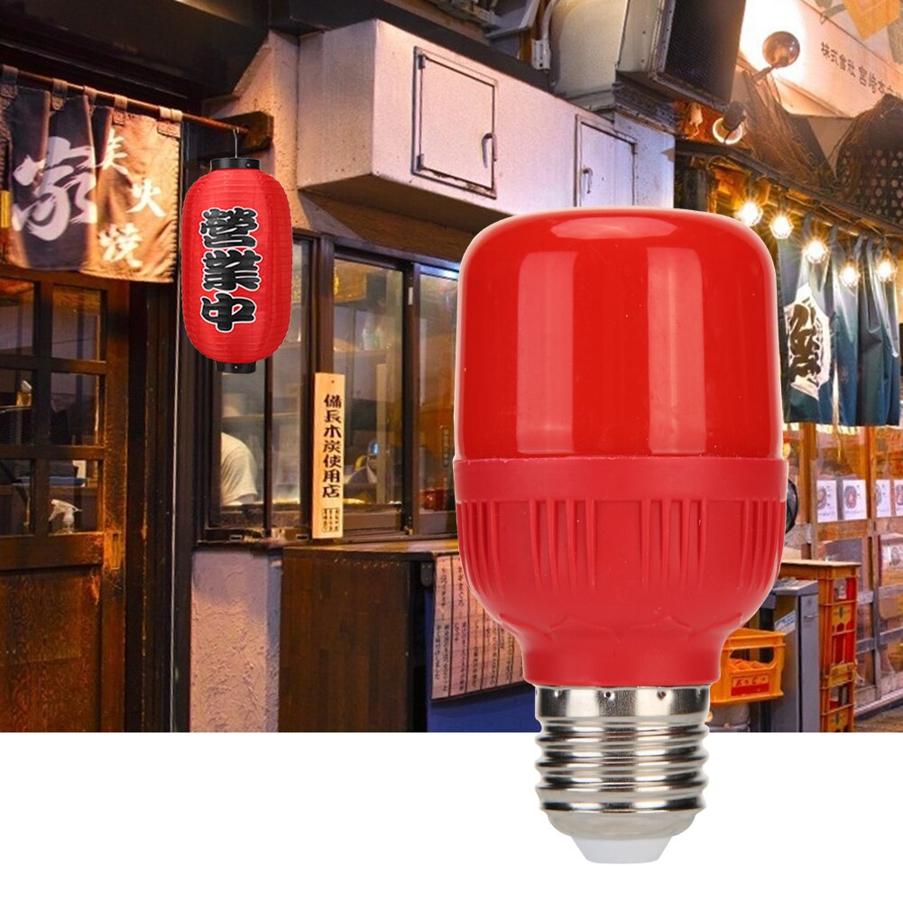 Led Lamp E27 Licht 5W Lamp Rood Licht Voor Ktv Bar Party Home Decoratieve Verlichting Zacht Licht Koperen Lamp kroonluchter