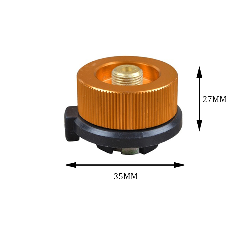 Outdoor Camping Hiking Stove Burner Adaptor Split Type Furnace Converter Connector Auto-off Gas Cartridge Tank cylinder Adapter