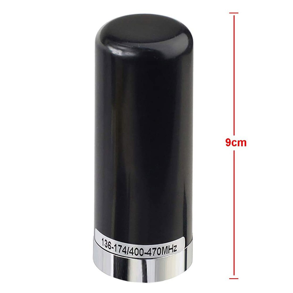 Eightwood Car Truck Amateur Two Way Radio Low Profile Antenna Aerial with Lip Mount Fixed Bracket PL259 Male 5m RG58 Cable