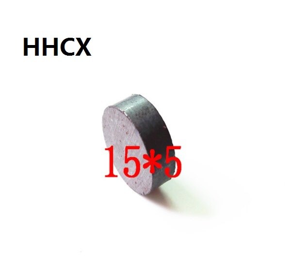 50 stk/parti  y30 skive ferrit magnet 15*5 mm permanent magnet 15mm x 5mm sort rund højttaler magnet 15 x 5 mm