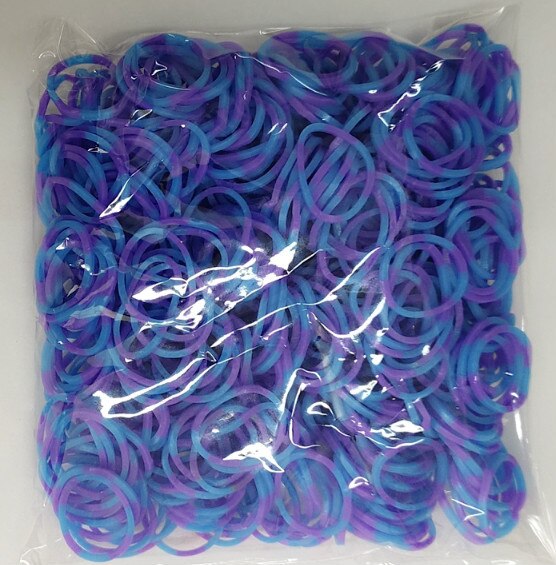 Retail Rianbow Diy Speelgoed Elastiekjes Armband Voor Kinderen Haar Rubber Loom Bands Refill Rubber Band Maken Geweven Armband Diy