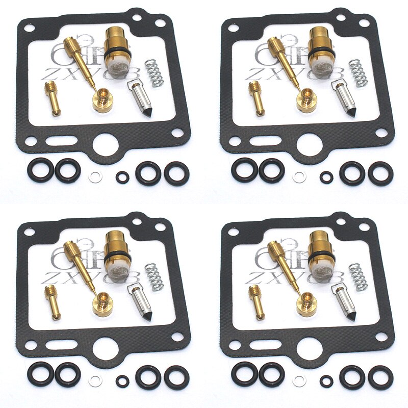 4 Set Voor XJ900F 58L 1986-1990 Xj 900 XJ900 Motorfiets Carburateur Reparatie Kit Plunger Membraan Olie Cup Float