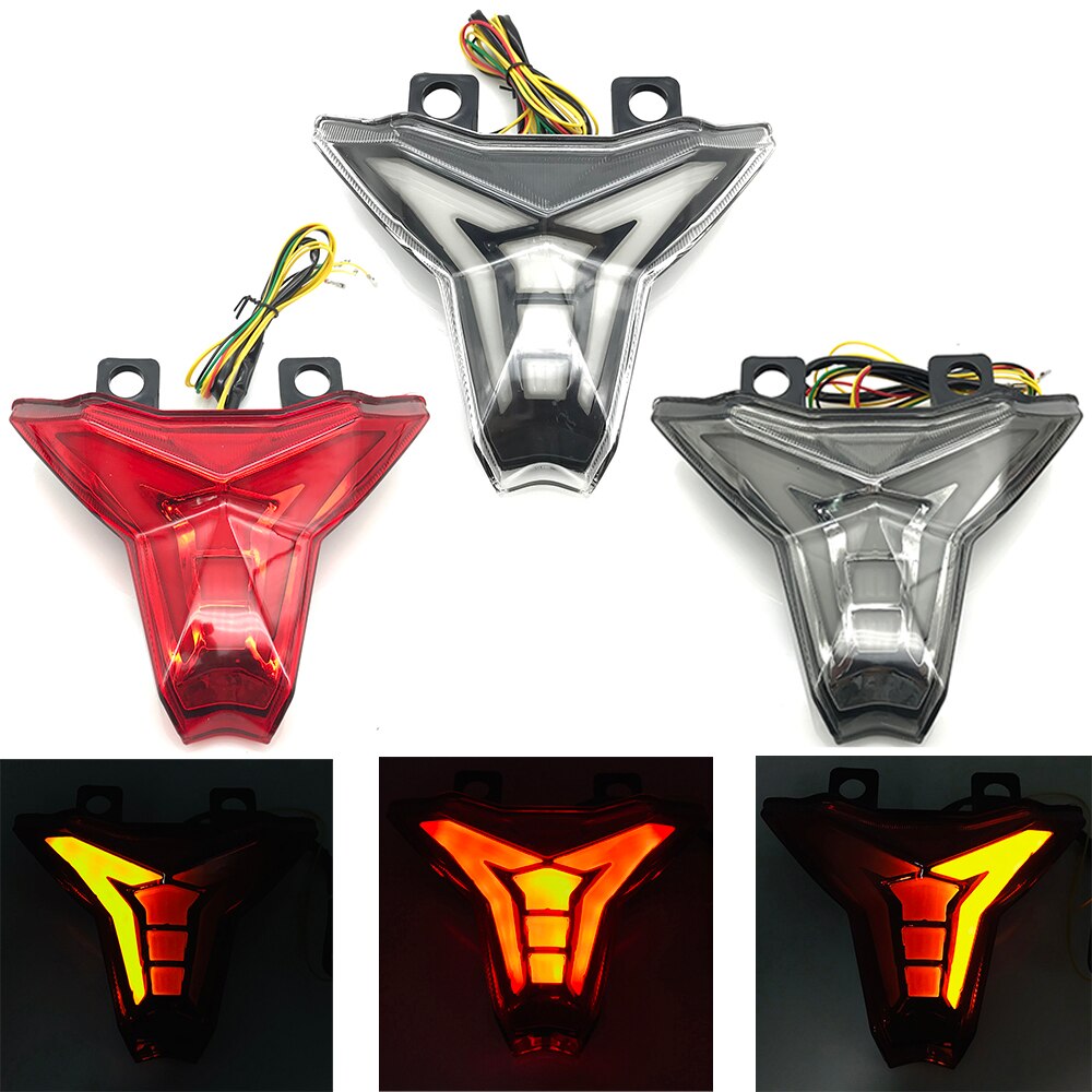 For Kawasaki Ninja 400 Z400 Z1000 ZX10R ZX-6R ZX636 Motorcycle LED Integrated Taillight Brake Light Rear Lamp Turn Signal Light