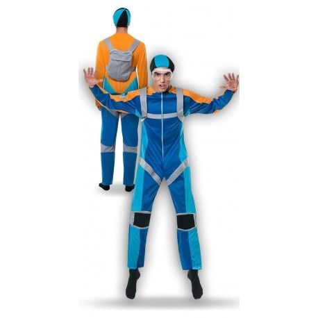 DISFRAZ PARACAIDISTA HOMBRE - Disfraces para hombres y mujeres adultos - Ideales para fiestas o celebraciones