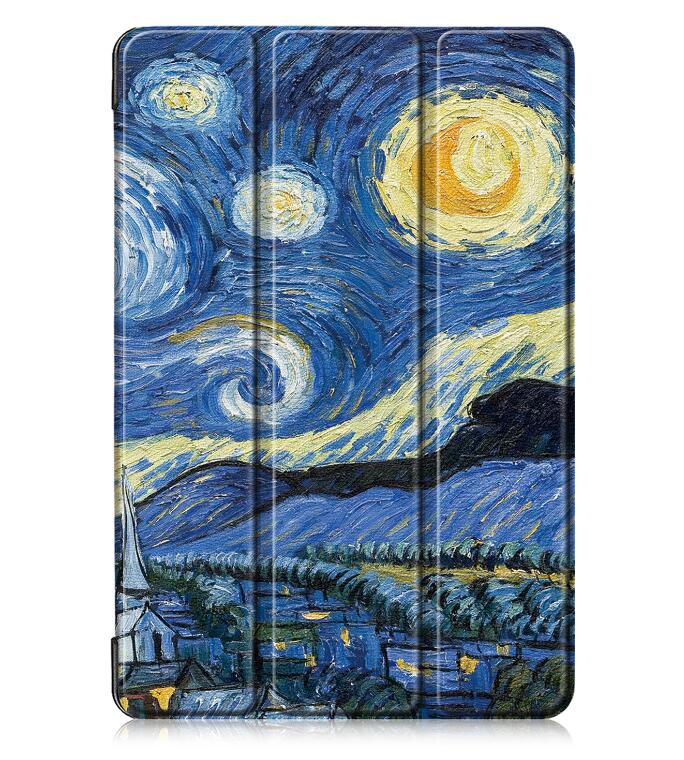 Skrzynki pokrywa dla LG G Pad 5 10.1 cala magnes odwróć PU skórzany tył stojak Capa Funda Coque + rysik: WHITE