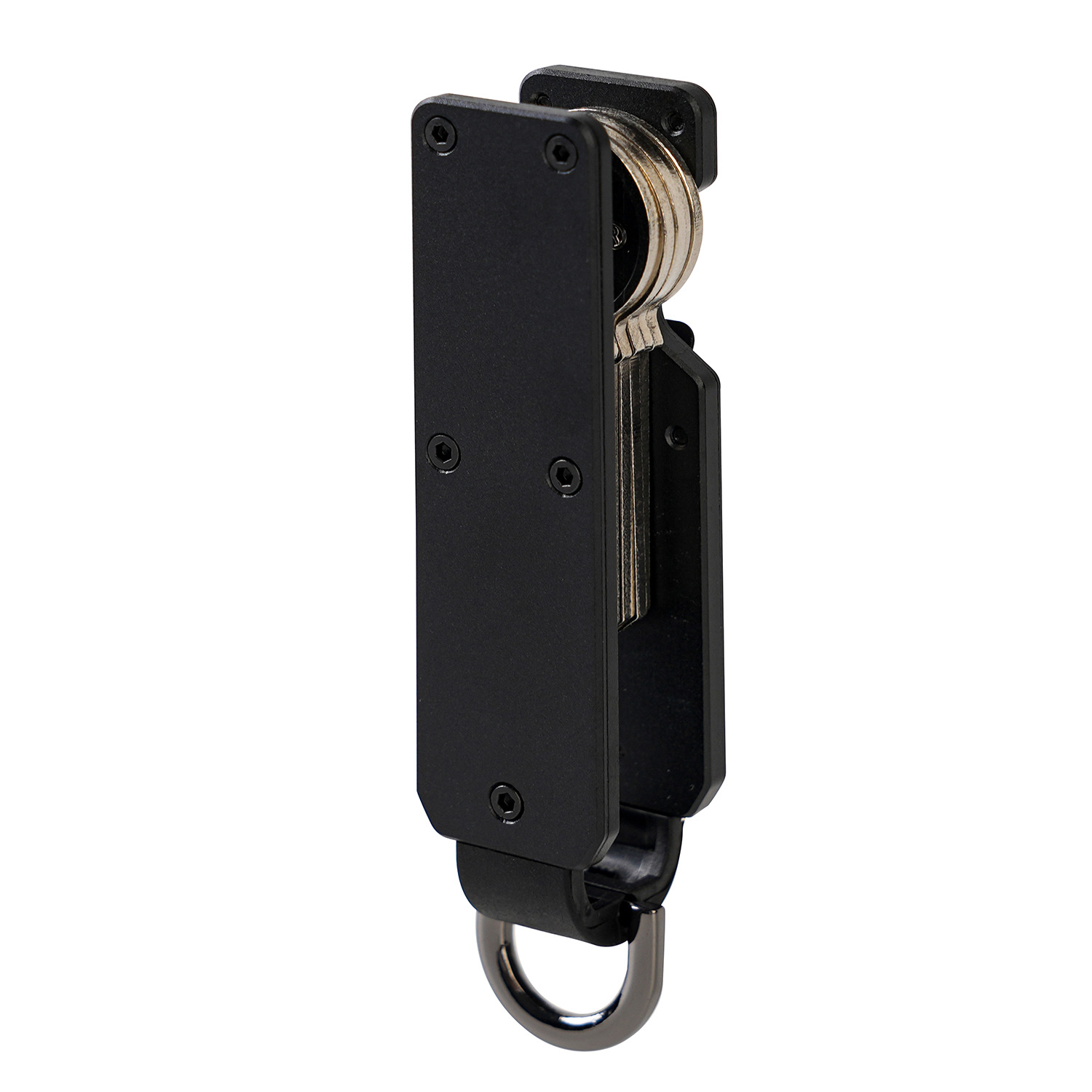 Aluminum Key Organizer 1-5 Keys Compact Aluminum Key Organizer - Minimalist , ideal for everyday use and special occasions: Beige