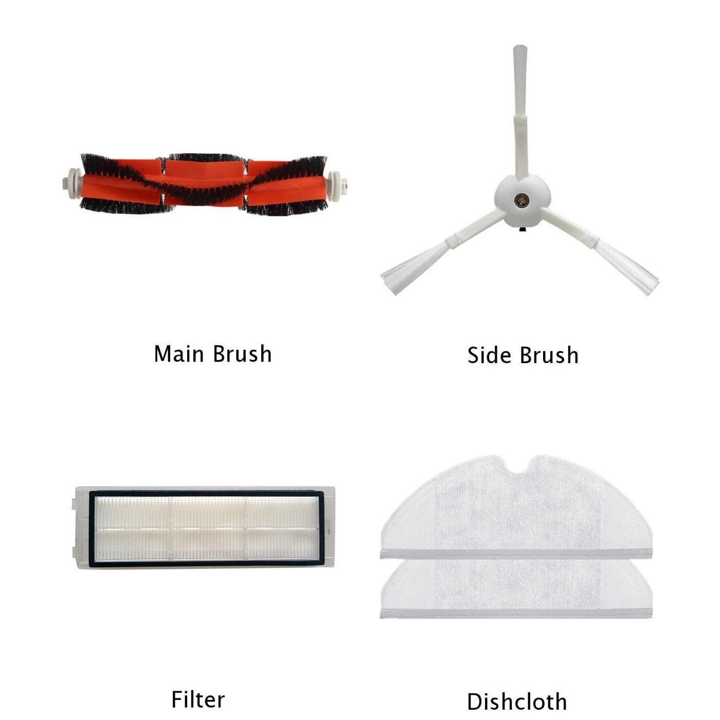 Vacuüm Belangrijkste/Side Borstel/Filter Element Voor Xiaomi Mi Roborock S50 Onderdelen Stofzuiger Onderdelen Stofzuiger accessoires