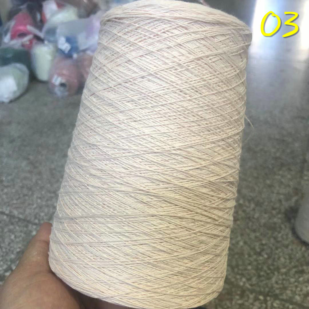 Hilo de lino 500 para tejer, hilo de encaje n. ° 8 para tejer a mano, de ganchillo, de lino natural puro, de verano, ZL59, 100% g