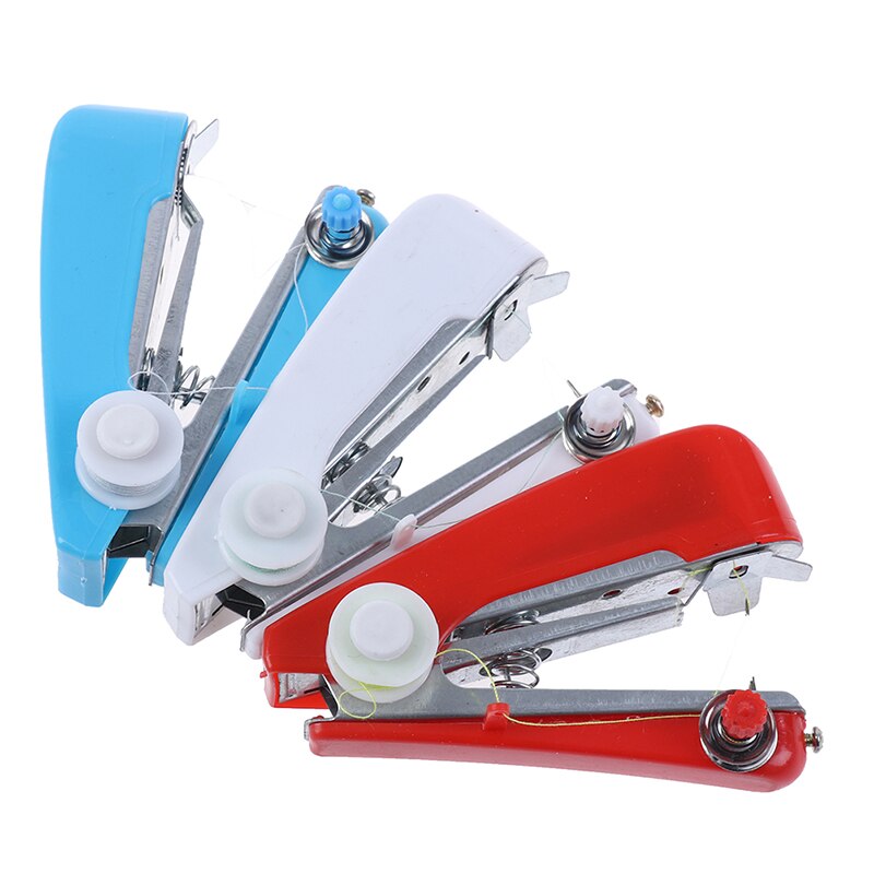 Portable Manual Sewing Machine Quick Stitch Simple Operation Sewing Cloth Fabric Household Handheld Needlework Tool