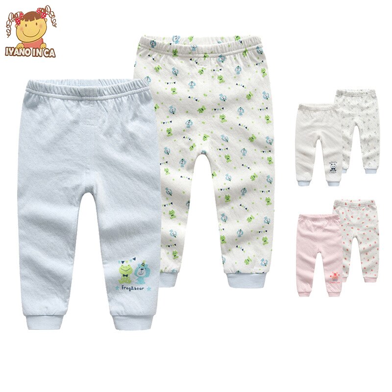 Pantalon Long pour bébé, Leggings en coton, PP, pour fille et garçon, vêtements pour -né, collection hiver/automne/printemps pièces/ensemble