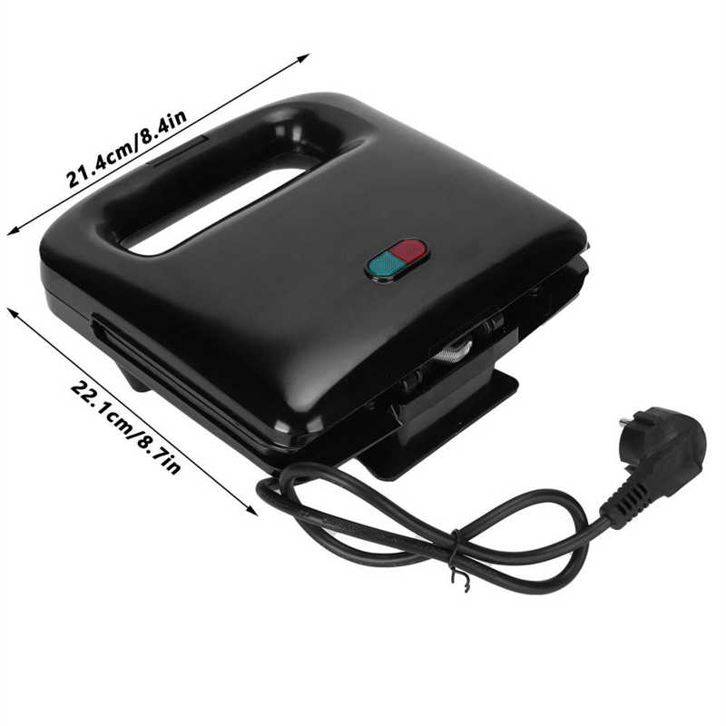 750W sándwich Waffle del fabricante de tostadora multifunción hogar desayuno máquina EU 220V electrodomésticos de cocina