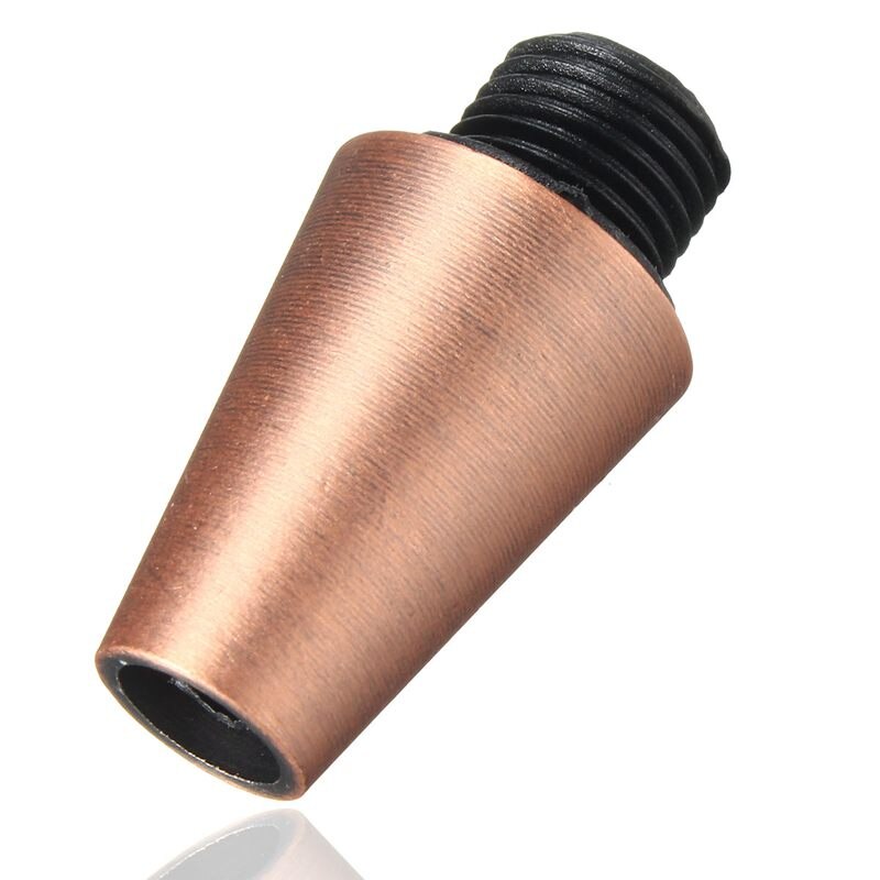 The Retro Aluminum Metal Strain Relief Piece Threaded Cord Grip Sewing Cloth Wire Socket Line Cap Pendant Light Cable Lock: WineRed