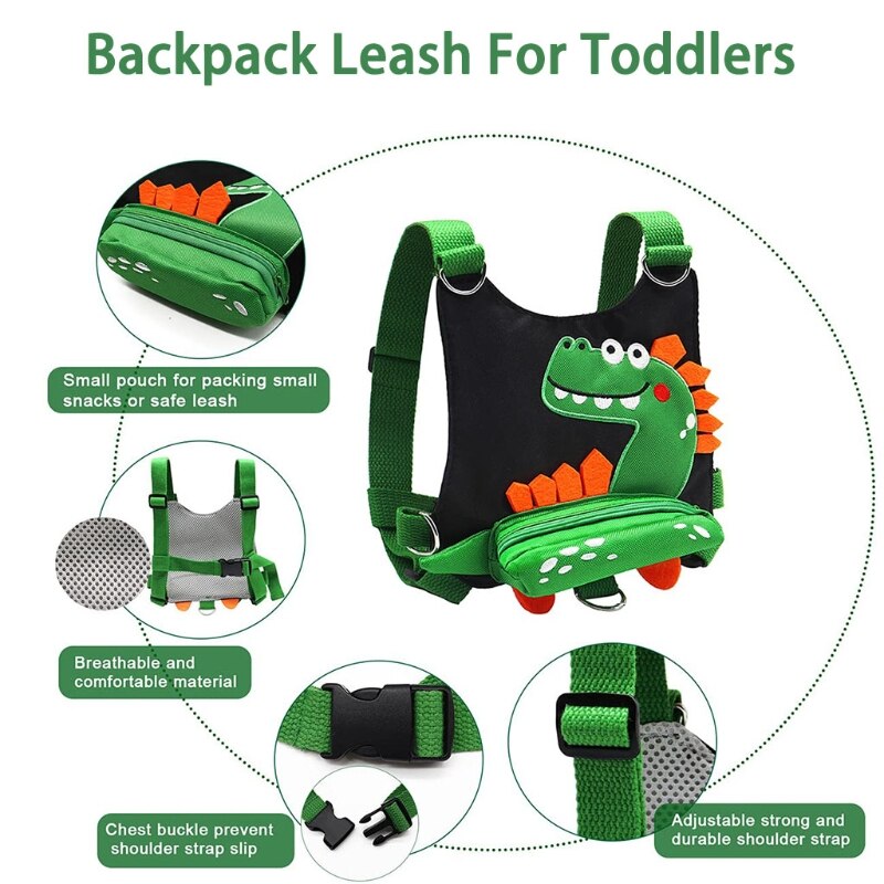 28EC Toddler Walking Leash Prevention Fallling Safety Harness Leash Anti-lost Straps