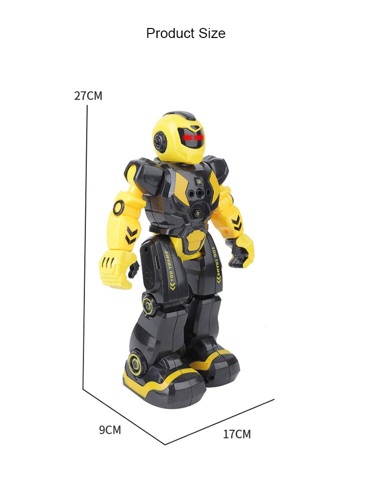 AR Intelligence Toy Robot Remote Control Intelligent Robot Music Robot USB Recharge Early Learning Intelligence rc toy for