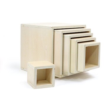 Dropshipping Grande Arcobaleno Blocchi/Semicerchio Blocchi Regalo Del Bambino Pegdolls Geometrica Giocattoli In Legno Per Bambini Istruzione: 6pcs Nature Boxs