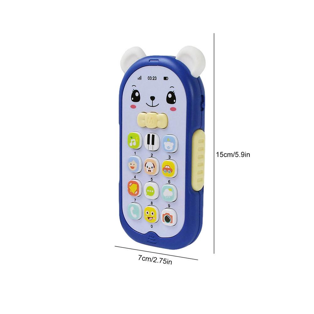 Baby Mobiele Telefoon Speelgoed Telefoon Muziek Sound Machine Voor Voor Kids Baby Vroege Educatief Mobiele Telefoon Elektronische Speelgoed