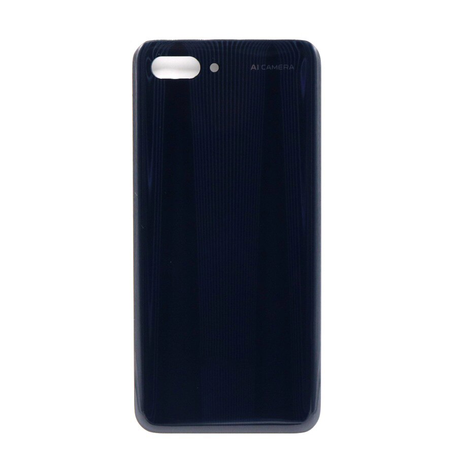 Back Glass for Huawei Honor 10 Battery Cover Rear Housing Door Glass Case For Honor 10 Back Battery Cover Panel With Camera Lens: Black No Lens